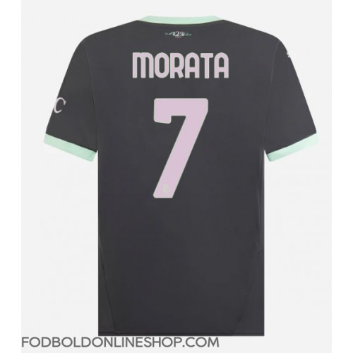 AC Milan Alvaro Morata #7 Tredjetrøje 2024-25 Kortærmet